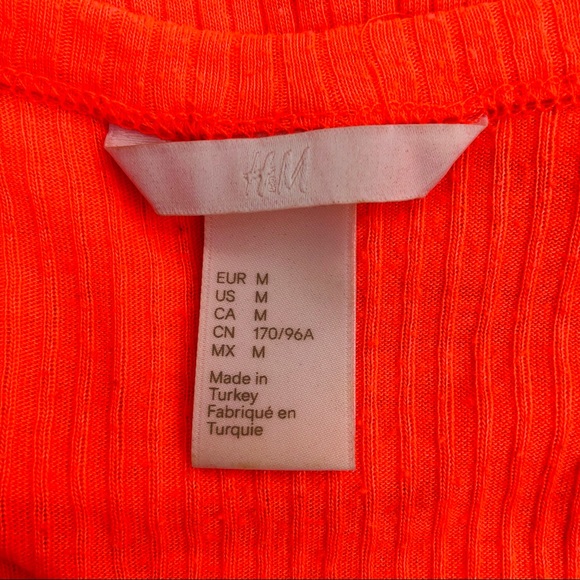 SOLD🥳⭐️H&M Orange Tank⭐️ - Picture 4 of 5